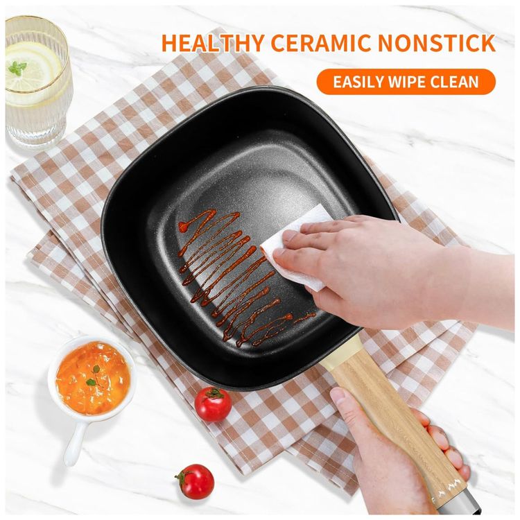 Audecook-Hot-Pot-Electric-2L-e-Frigideira-Antiaderente-de-Imagem-4