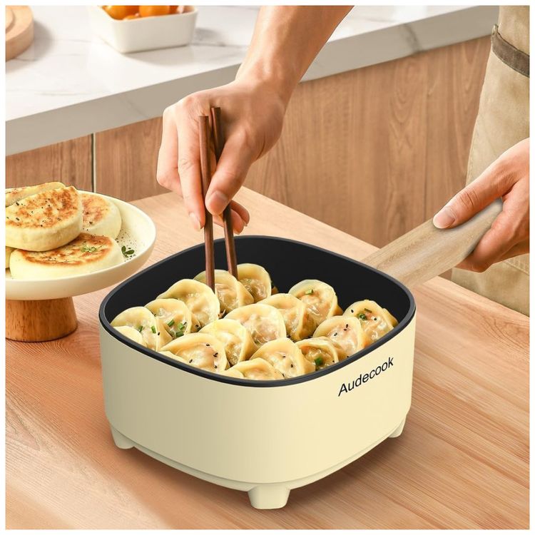 Audecook-Hot-Pot-Electric-2L-e-Frigideira-Antiaderente-de-Imagem-5