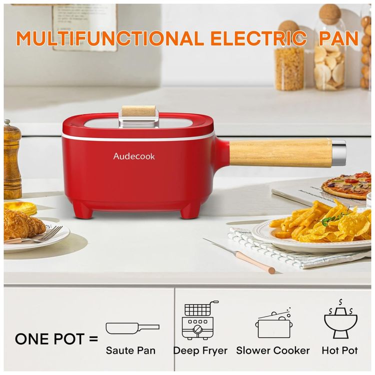 Frigideira-Ceramica-20cm---Panela-Eletrica-2L-Audecook-Hot-Imagem-2