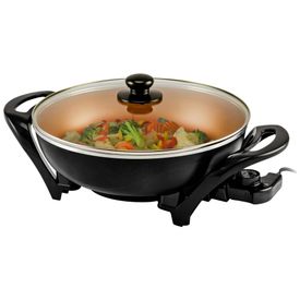 Panela-Wok-Eletrico-OVENTE-33cm--Antiaderente-1400W-Imagem-0