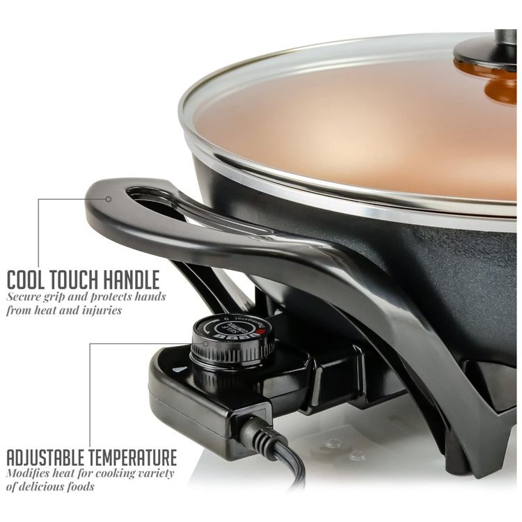 Panela-Wok-Eletrico-OVENTE-33cm--Antiaderente-1400W-Imagem-4