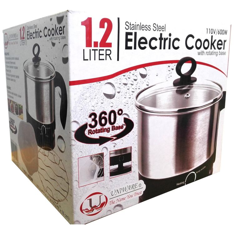 Panela-Eletrica-Uniware-1.2-Litros-em-Aco-Inoxidavel-304-Imagem-4