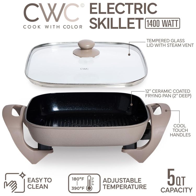 Frigideira-Eletrica-COOK-WITH-COLOR-30-cm-x-30-cm-com-Imagem-1