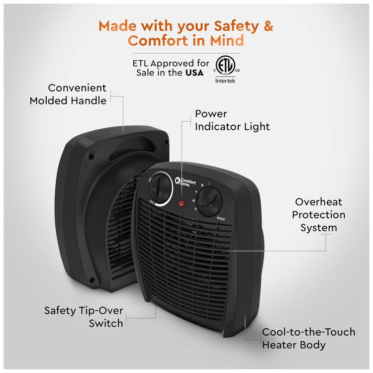 Aquecedor-Pessoal-Comfort-Zone-CZ45EBK-com-Termostato-Imagem-4