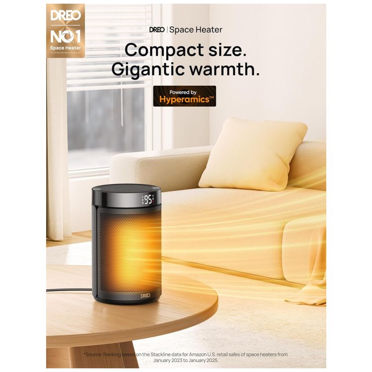 Aquecedor-Dreo-Space-Heater--Potente-Portatil-e-Seguro-Imagem-1