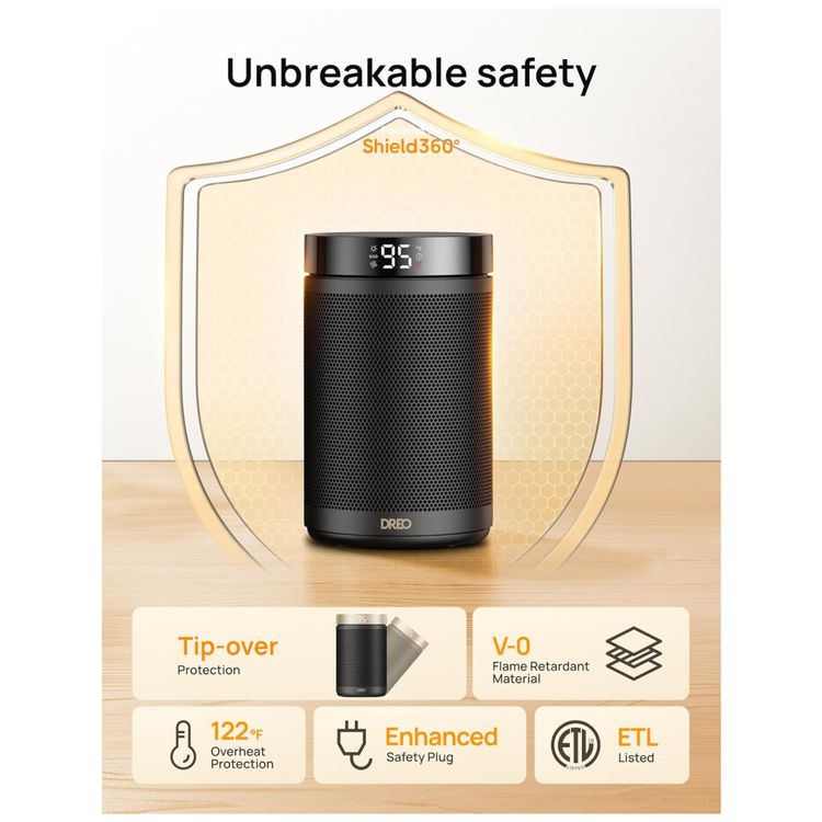 Aquecedor-Dreo-Space-Heater--Potente-Portatil-e-Seguro-Imagem-4
