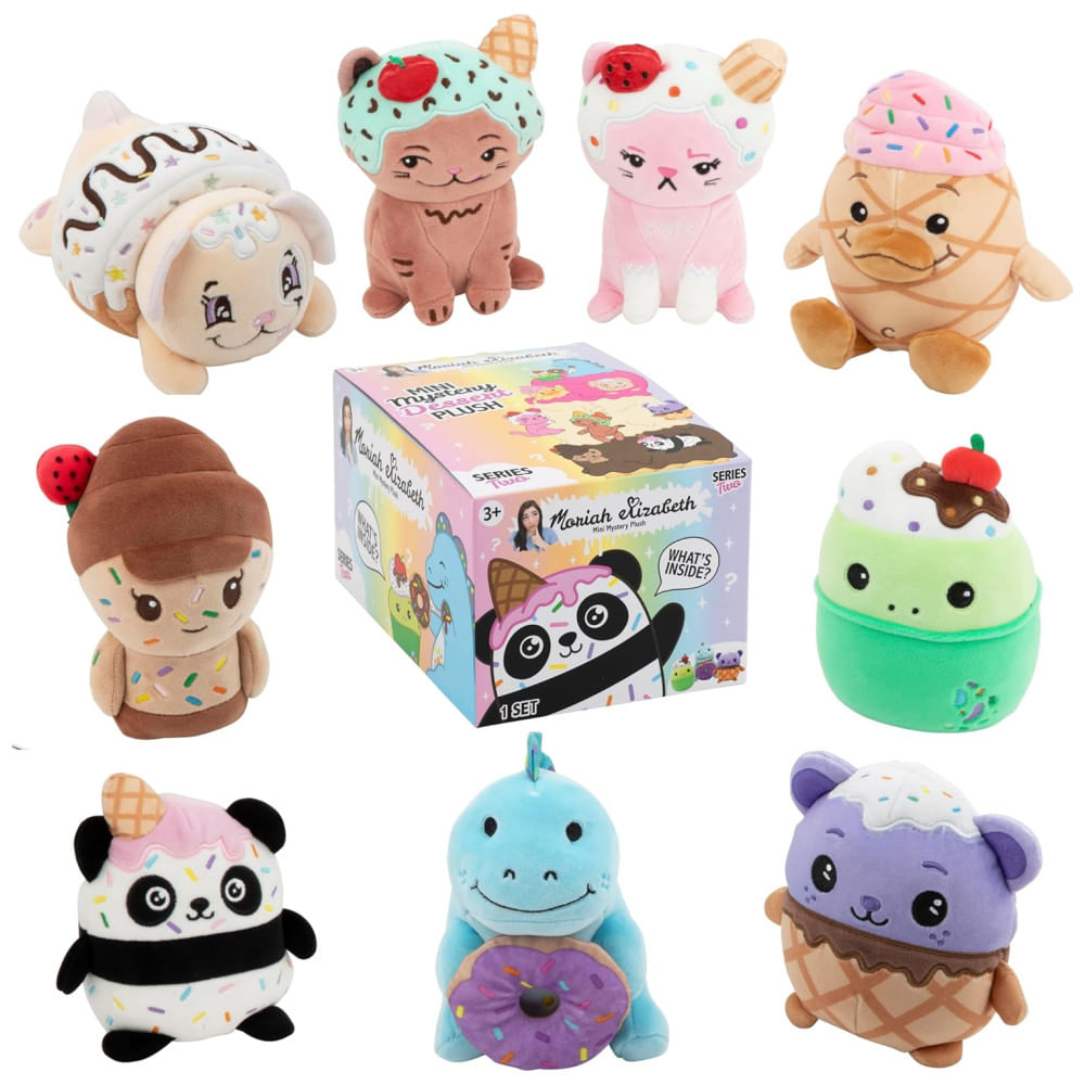 Blind Box, Caixa Surpresa,Coleção Mini Mystery Plush Série 2 Moriah Elizabeth - Canal de Artes do YouTube, Caixa Surpresa, Oficial