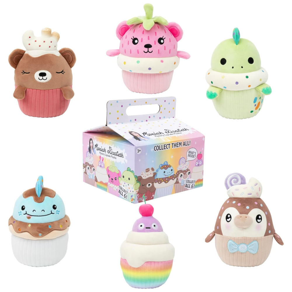 Blind Box, Caixa Surpresa,Coleção de Mini Pelúcias Cupcake Moriah Elizabeth - Caixa Surpresa com 1 de 8 Personagens Possíveis - Oficial Merch YouTube