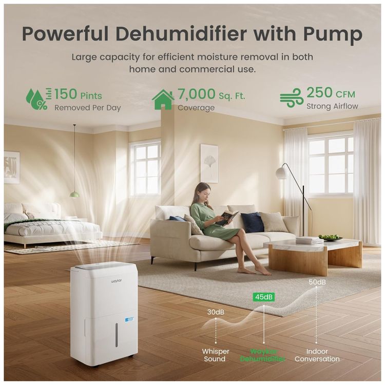 Desumidificador-Waykar-150-Litros-Energy-Star-com-Bomba-Imagem-1