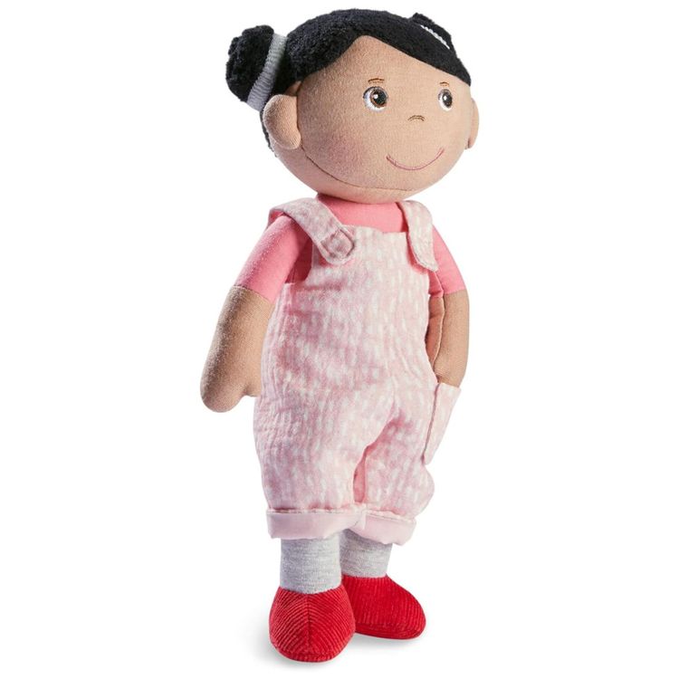 Boneca-HABA-Snug-Up-Doll-Rumbi-com-Cabelos-Pretos-e-Imagem-0
