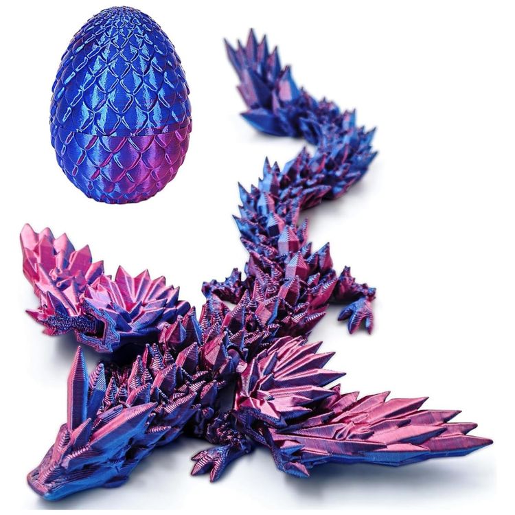 Ovo-de-Pascoa-de-Dragao-3D-Dragao-com-Asas-Articuladas-Imagem-0