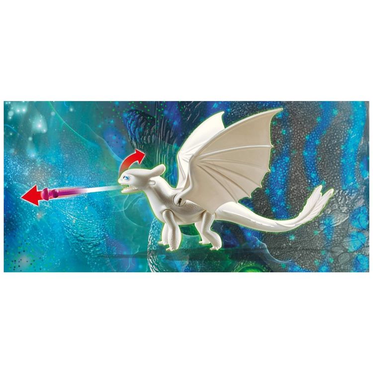 Playmobil-Como-Treinar-o-Seu-Dragao-III-Luz-Furia-com-Bebe-Imagem-1