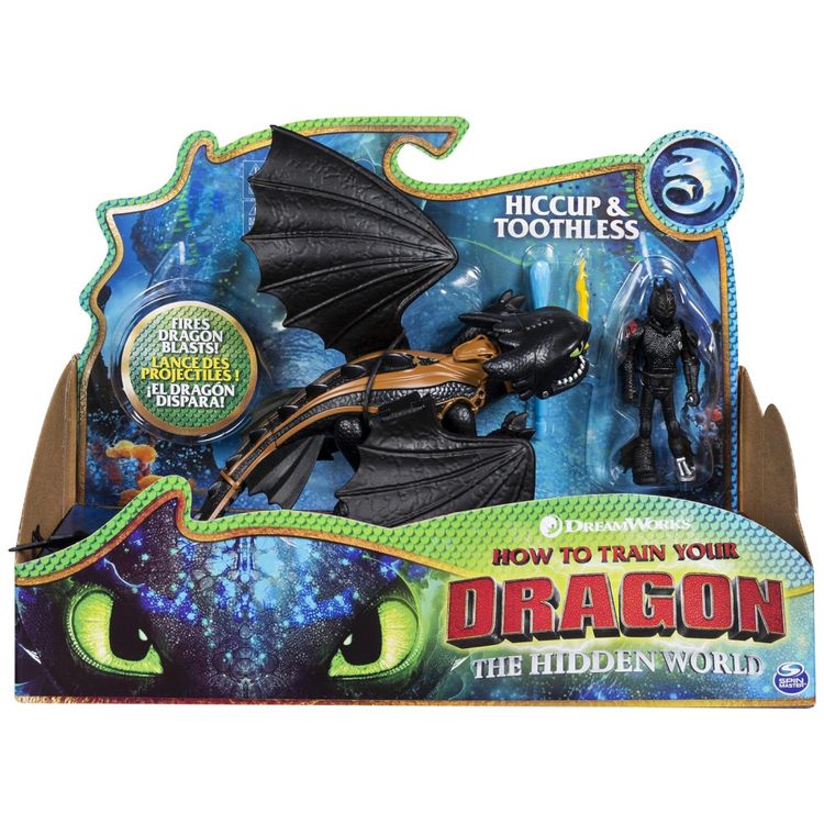 DreamWorks-Dragons-Toothless-e-Hiccup-Figura-de-Dragao-Imagem-0