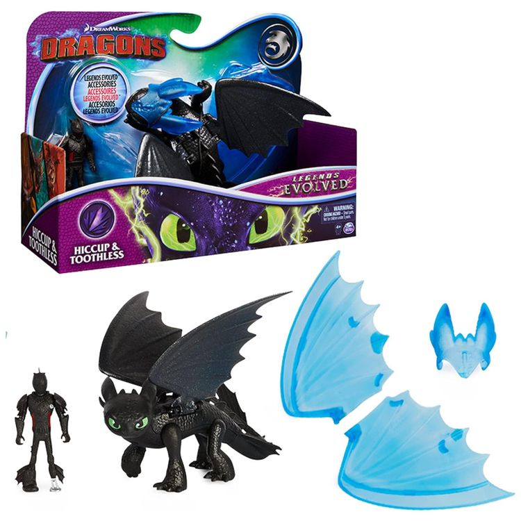 Dreamworks-Dragons-Hicks-e-Toothless---Conjunto-de-Dragao-Imagem-0