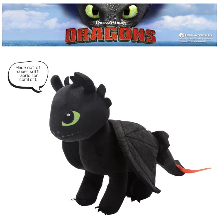 Almofada-de-Pelucia-Franco-Super-Macia-Padrao-Toothless-Imagem-3