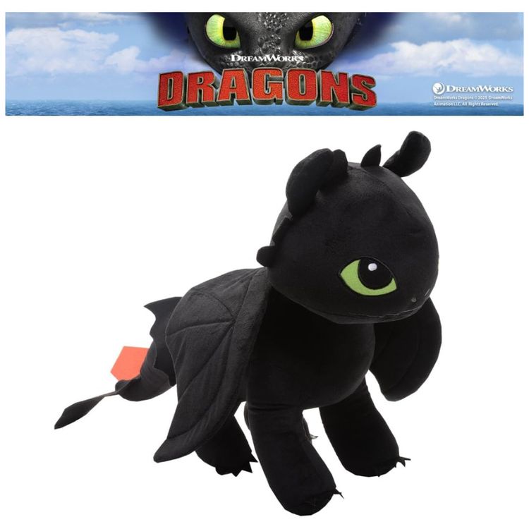 Almofada-de-Pelucia-Franco-Super-Macia-Padrao-Toothless-Imagem-4