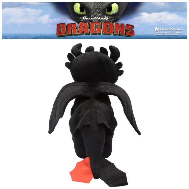 Almofada-de-Pelucia-Franco-Super-Macia-Padrao-Toothless-Imagem-5
