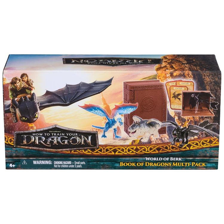 Conjunto-de-Dragoes-da-Dreamworks--Livro-de-Berk-com-3-Imagem-1