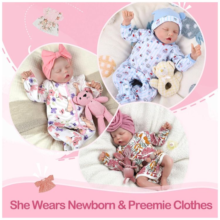 Bebe-Recem-Nascido-Newborn-Boneca-Realista-JIZHI-com-43-cm-Imagem-5