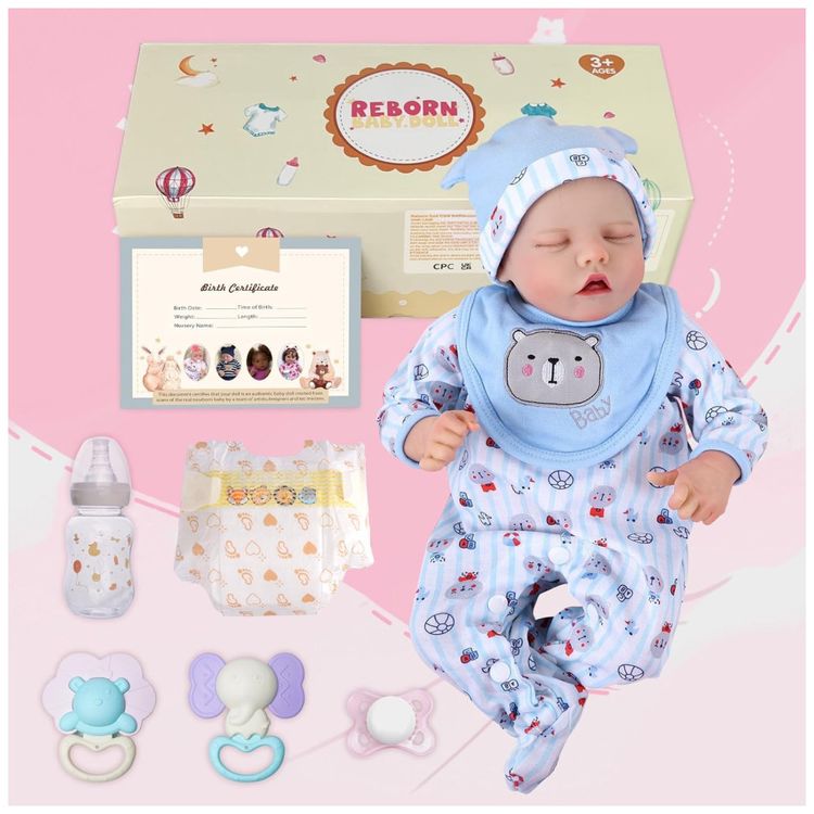 Bebe-Recem-Nascido-Newborn-Boneca-Realista-JIZHI-com-43-cm-Imagem-6