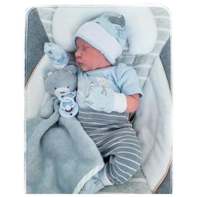 Bebe-Recem-Nascido-NewbornBoneco-Realista-Levi-de-46-Imagem-2