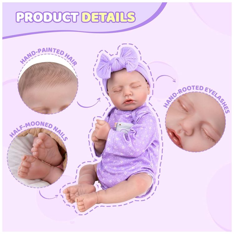 Bebe-Recem-Nascido-Newborn-Bonecas-Realistas-Aori--de-50-Imagem-5