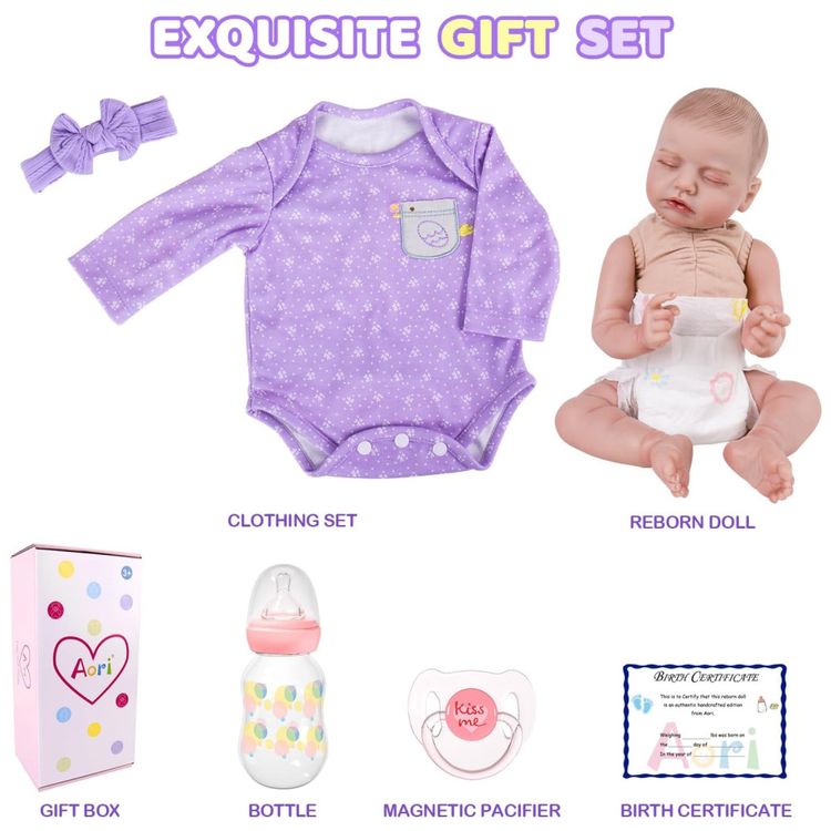 Bebe-Recem-Nascido-Newborn-Bonecas-Realistas-Aori--de-50-Imagem-6