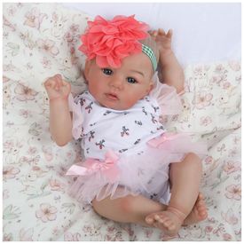 Bebe-Recem-Nascido-Newborn-Bonecas-Realistas-WOOROY-45-cm-Imagem-0