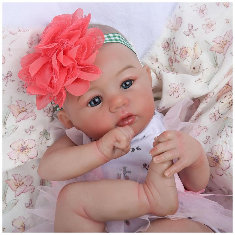 Bebe-Recem-Nascido-Newborn-Bonecas-Realistas-WOOROY-45-cm-Imagem-1