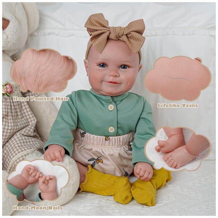 Bebe-Recem-Nascido-Newborn-Boneca-Reborn-BABESIDE-Maddy-Imagem-2