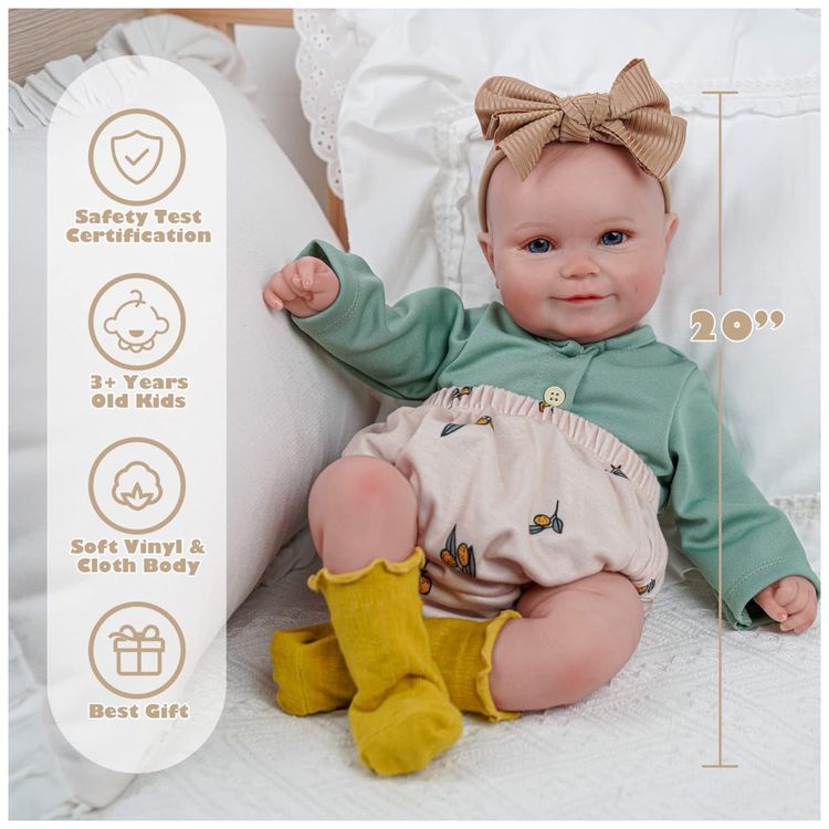 Bebe-Recem-Nascido-Newborn-Boneca-Reborn-BABESIDE-Maddy-Imagem-3