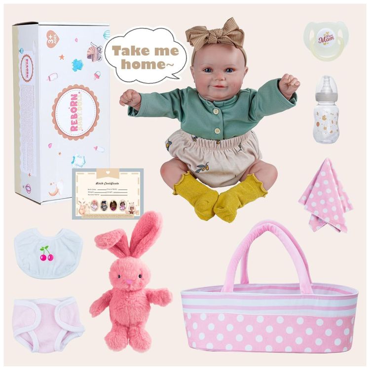 Bebe-Recem-Nascido-Newborn-Boneca-Reborn-BABESIDE-Maddy-Imagem-5