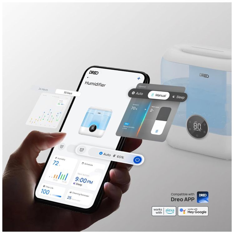 Umidificador-Inteligente-Dreo-para-Quarto-6L-de-Imagem-4