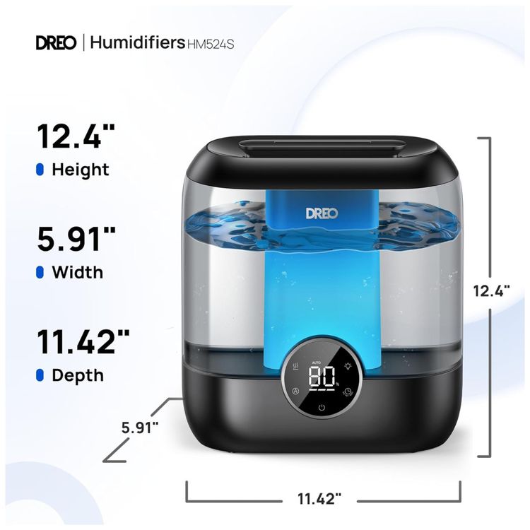 Umidificador-Inteligente-Dreo-para-Quarto-Top-Fill-de-6L-Imagem-7