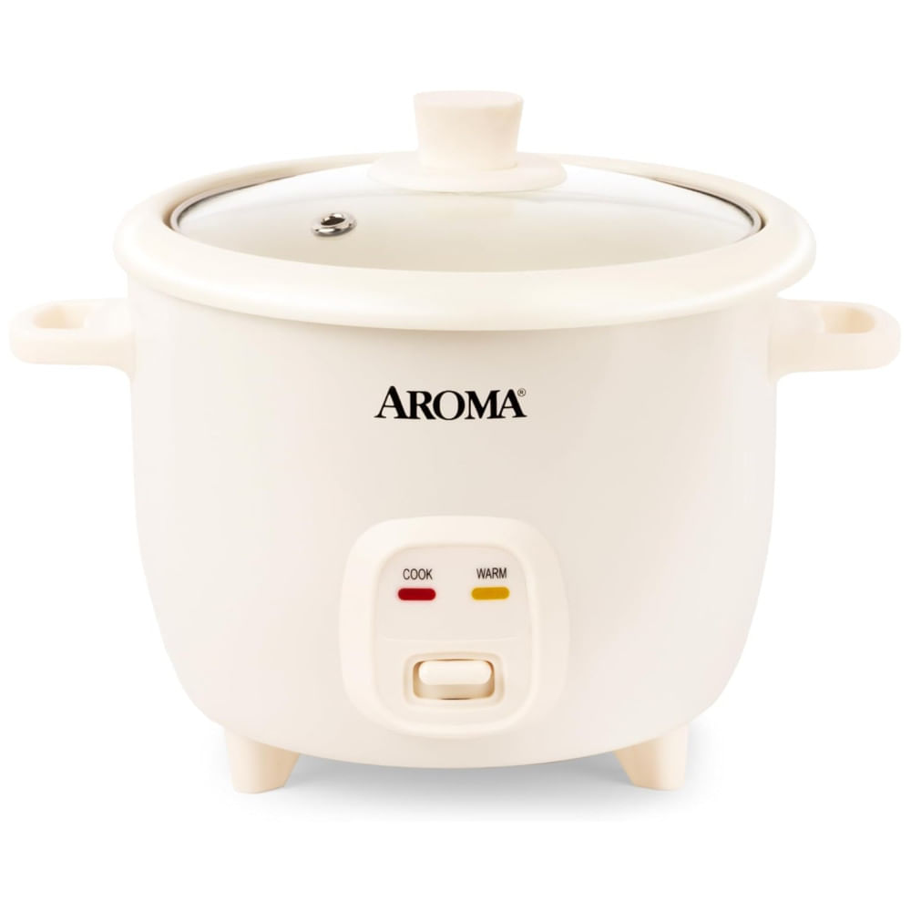 Panela Elétrica de Arroz AROMA CoreCoat PotStyle com Controle OneTouch e Revestimento Cerâmico Antiaderente 6 xícaras cozidas, 3 xícaras cruas