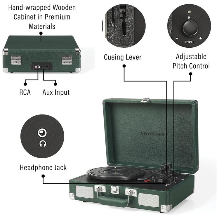 Toca-discos-Vintage-Crosley-CR8005FEM-Cruiser-Plus-3-Imagem-2