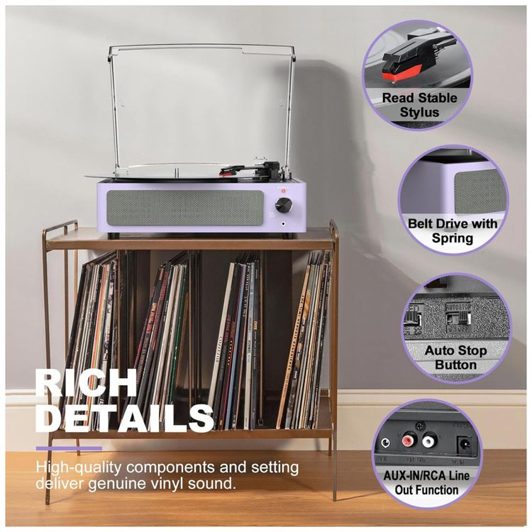 Toca-discos-Vinil-Novo-WOCKODER---Design-Elegante-com-Imagem-4
