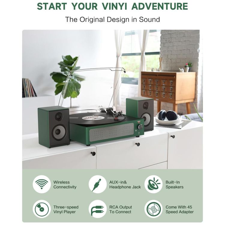 Toca-discos-de-Vinil-com-Alto-falantes-Bluetooth-3-Imagem-5
