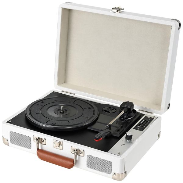 Toca-Discos-Hododou-Vinil-Portatil-Bluetooth-Gravacao-USB-Imagem-0