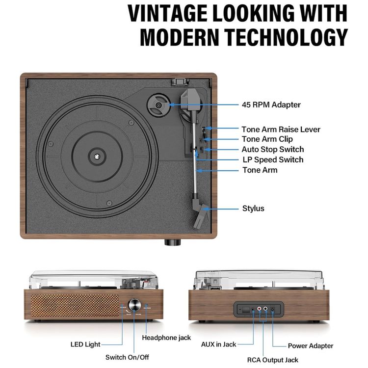 Toca-discos-de-Vinil-com-Bluetooth-2-Caixas-de-Som-3-Imagem-1