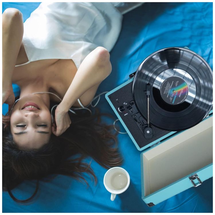 Toca-discos-retro-portatil-3-velocidades-alto-falantes-Imagem-5