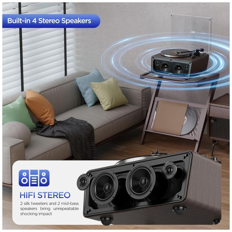 Toca-discos-de-vinil-All-in-One-XJ-HOME-Bluetooth-Imagem-5