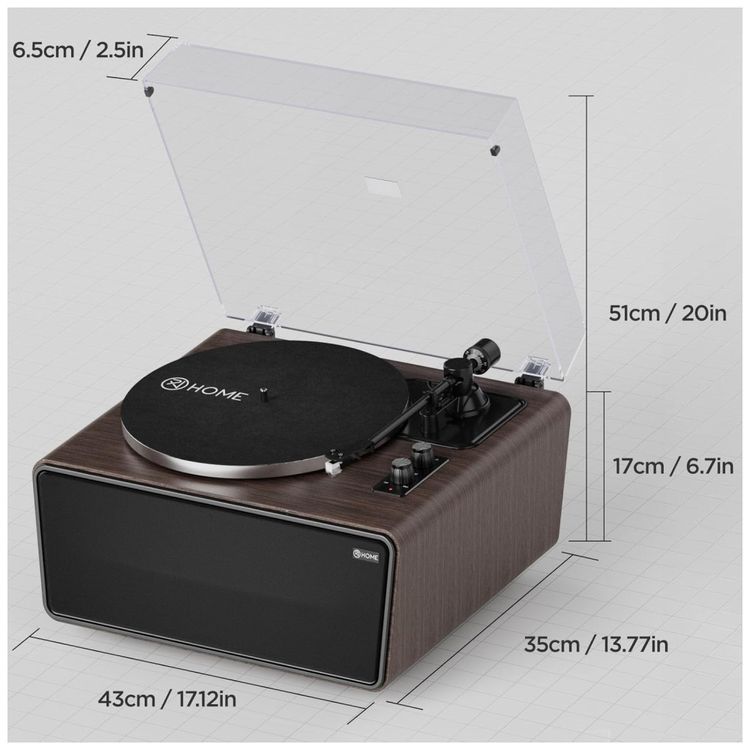 Toca-discos-de-vinil-All-in-One-XJ-HOME-Bluetooth-Imagem-6
