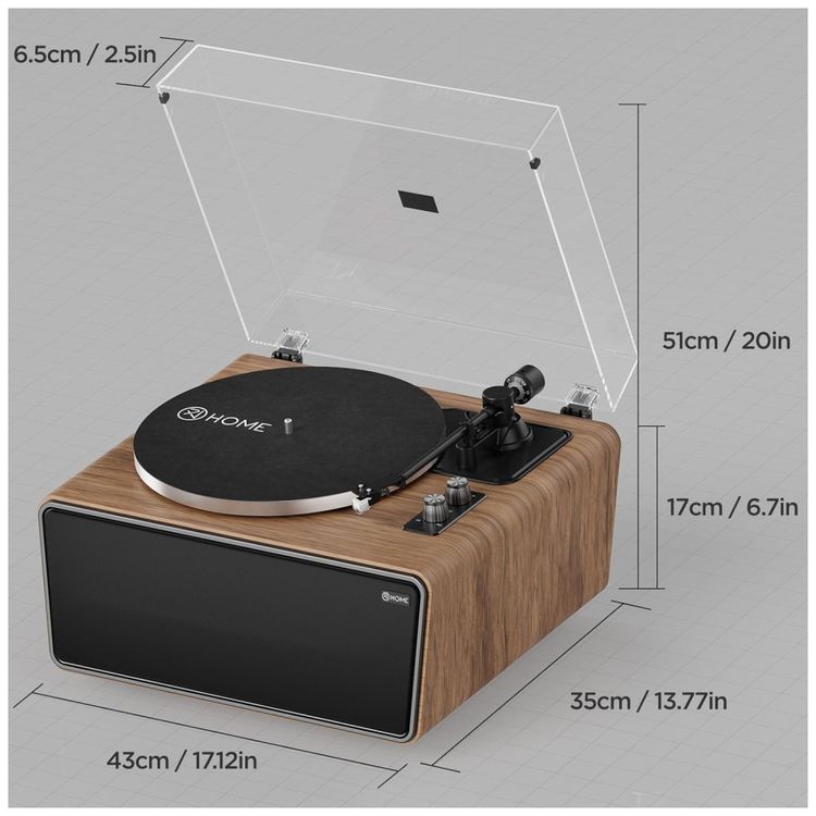 Toca-Discos-All-in-One-com-Bluetooth-e-Alto-falantes-Imagem-6