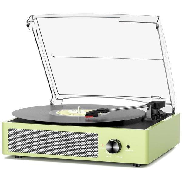 Toca-Discos-de-Vinil-com-2-Caixas-de-Som-Estilo-Vintage-Imagem-0