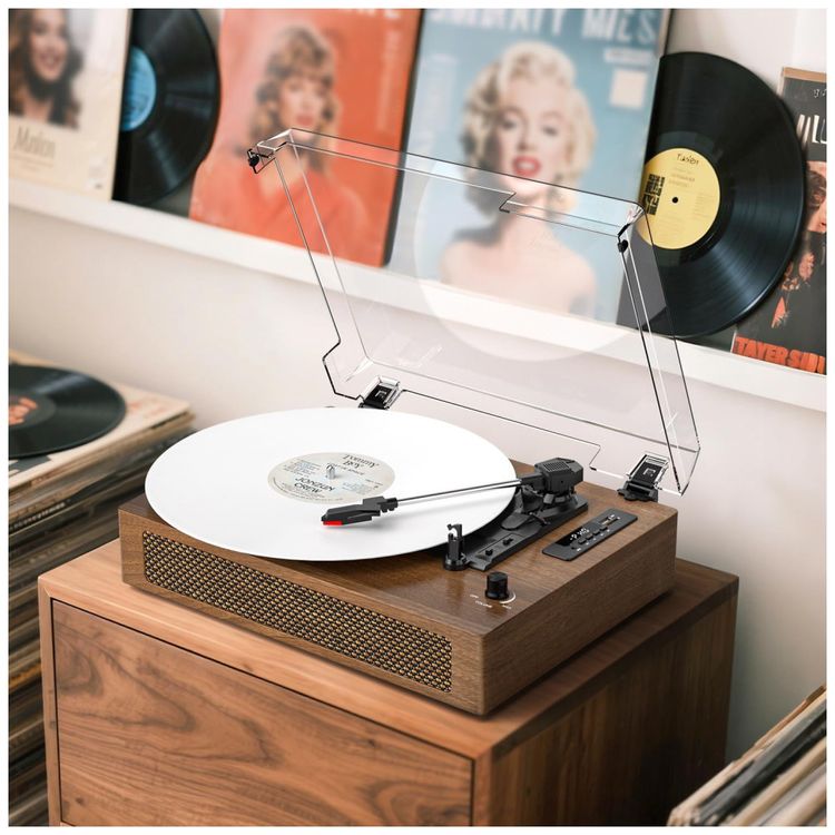 Toca-Discos-de-Vinil-3-Velocidades-com-Alto-Falantes-Imagem-8