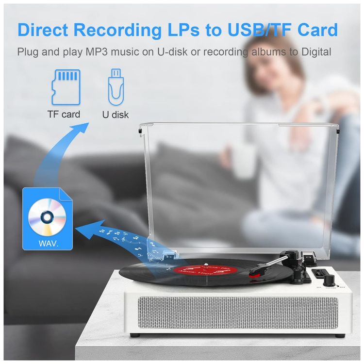 Toca-discos-Retro-3-em-1--Vinil-Bluetooth-e-USB---Imagem-3