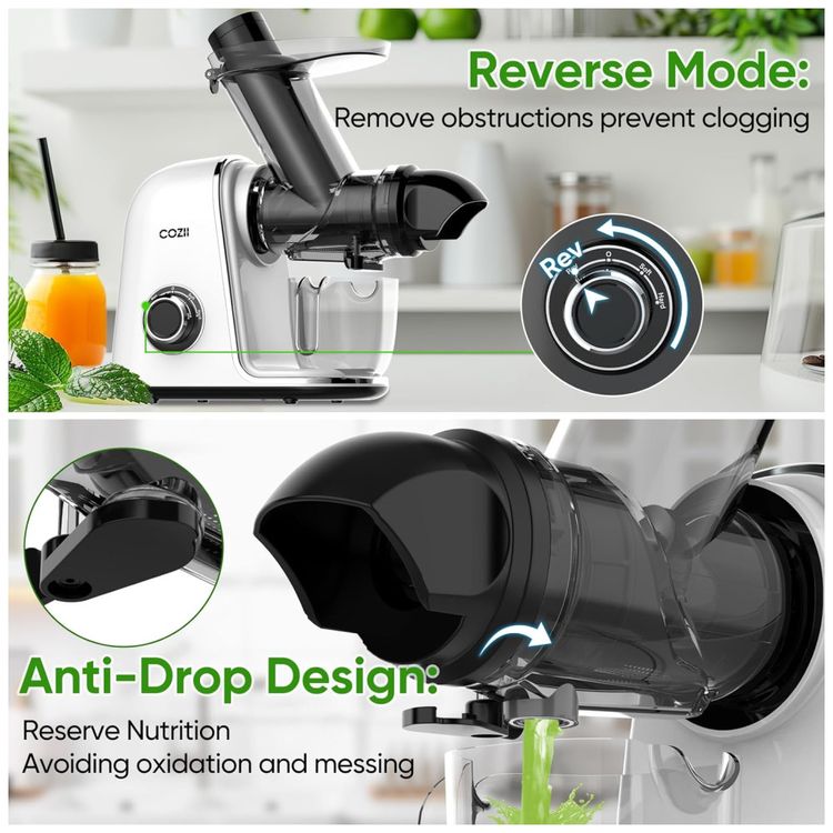 Espremedor-de-Frutas-COZII-Cold-Press-Juicer-de-Trituracao-Imagem-4
