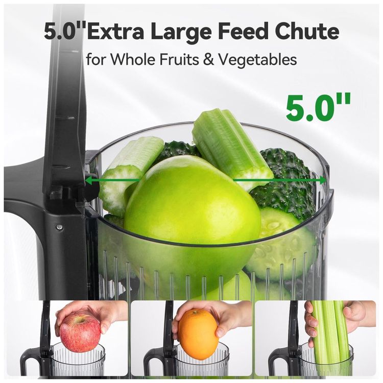 Extrator-de-Sucos-Ormeo-Home-com-Tubo-de-Alimentacao-de-Imagem-1