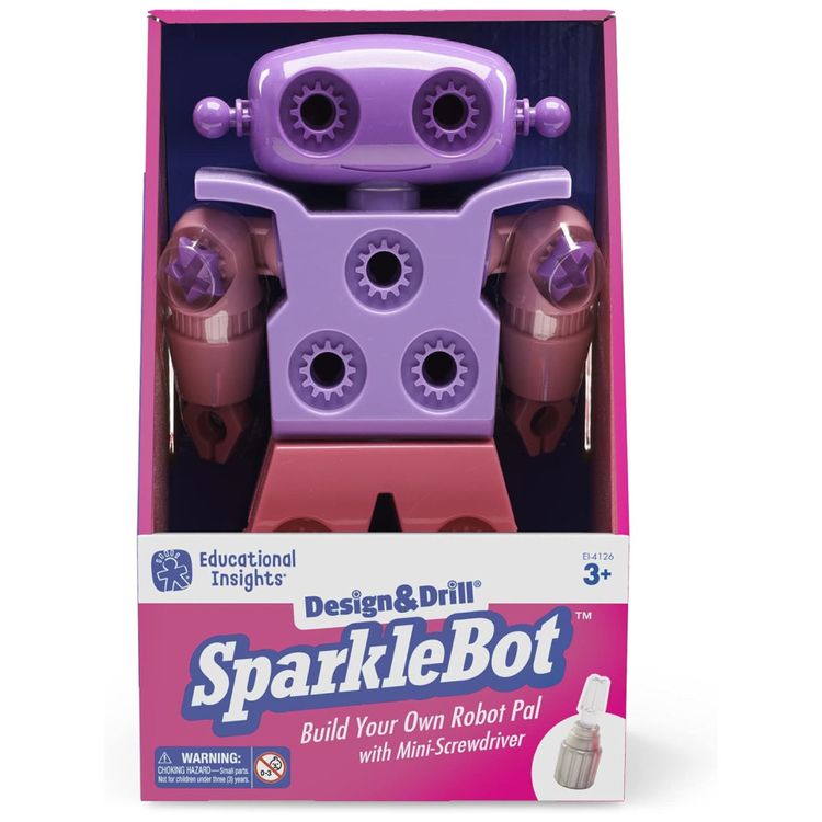 Kit-de-Montagem-de-Robo-Educativo-com-Brocas-23-Pecas-Imagem-4